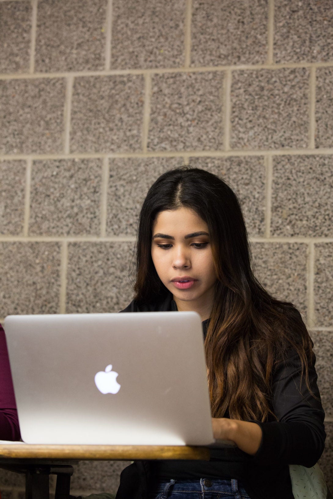 student on laptop