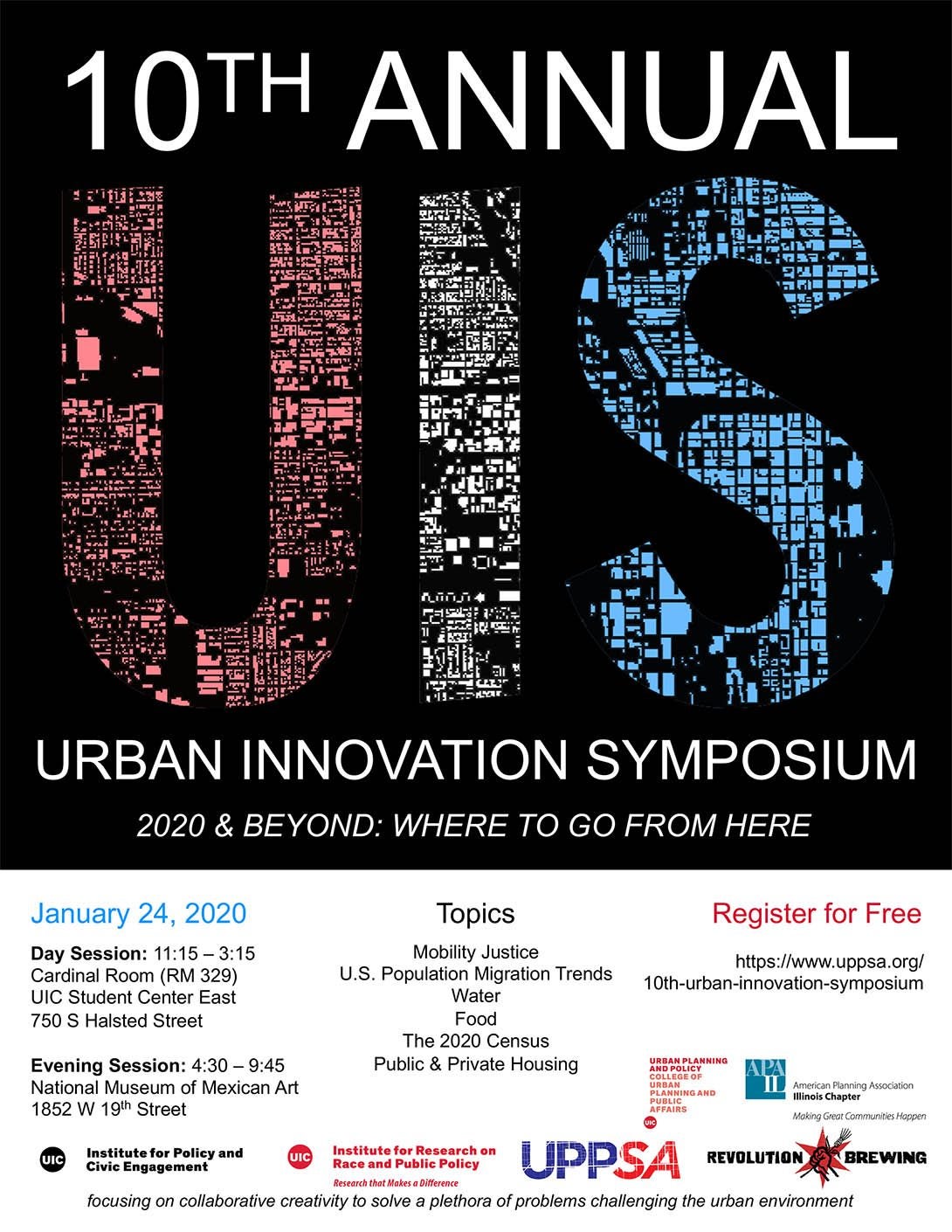 Urban Innovation Symposium grid flyer