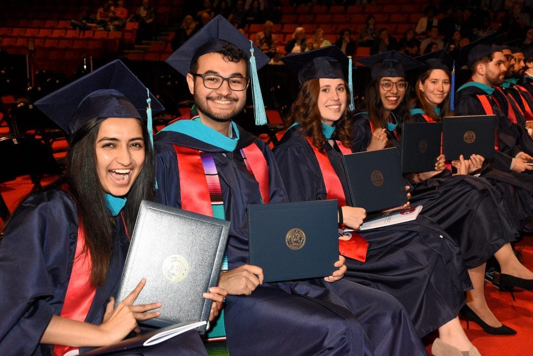 Graduates at the 2019 CUPPA Commencement Ceremony.