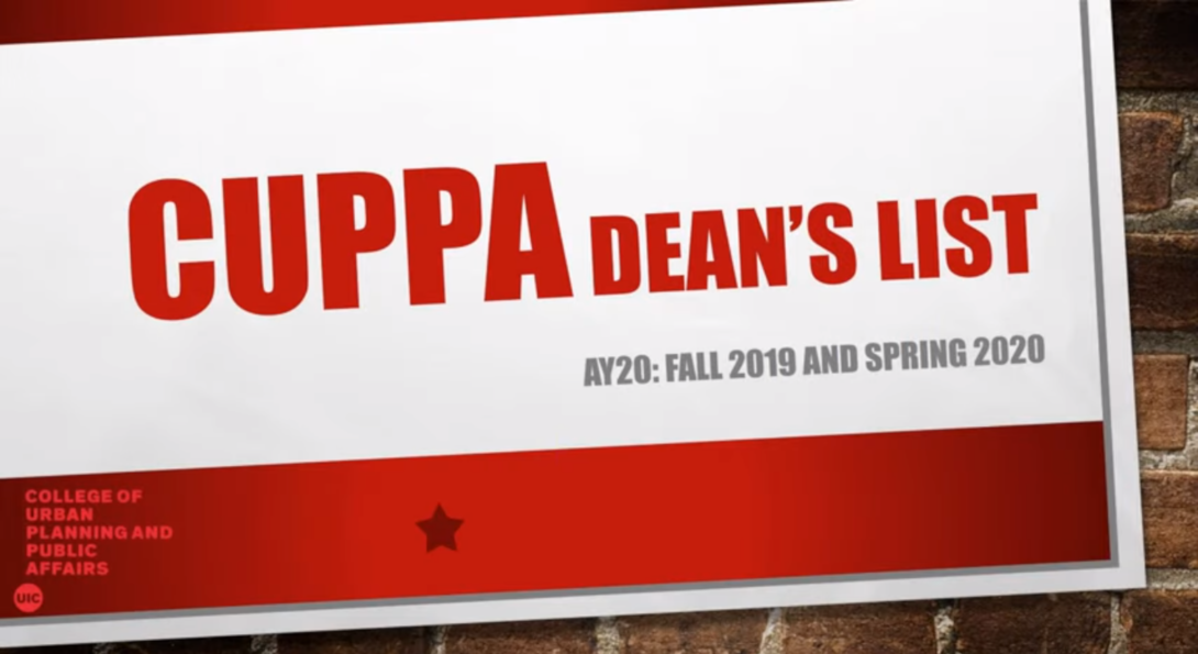 CUPPA Dean's List