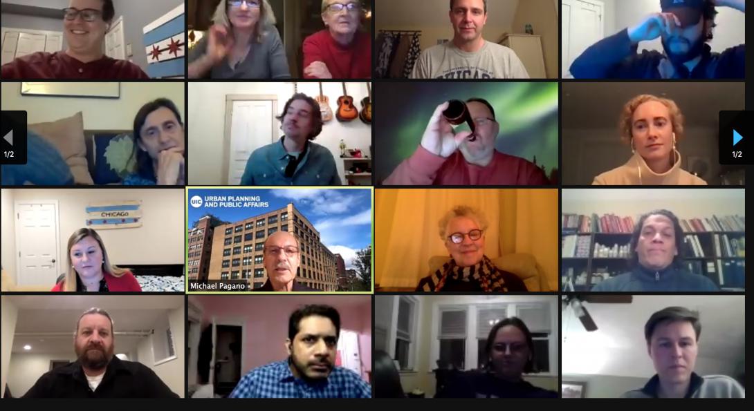 Attendees at the Virtual Alumni Appreciation Award event on January 29, 2021 via Zoom.