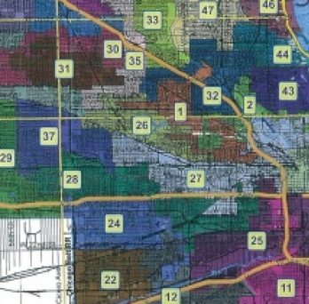 Chicago Ward Map
                  
