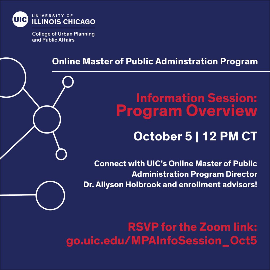 Online Master of Public Administration. Information Session: Program Overview