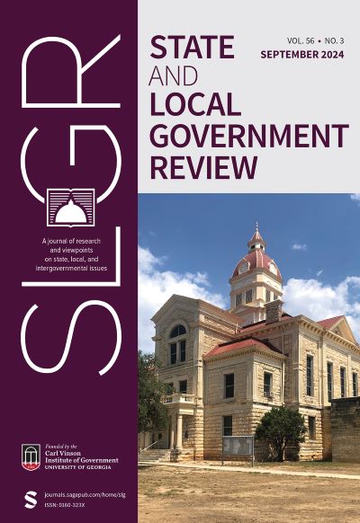 Journal Cover - State and Local Government Review